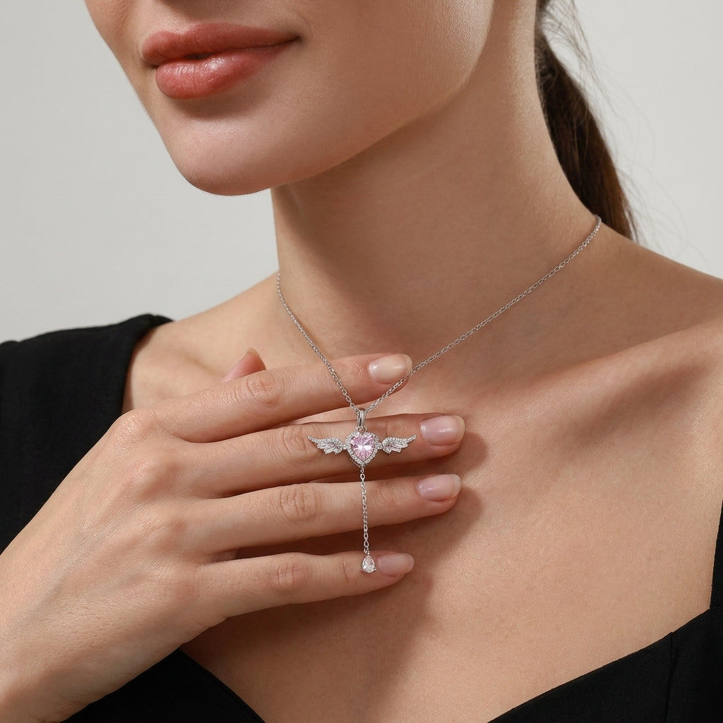 Celyssa Angel's Love Angel Wing Necklace
