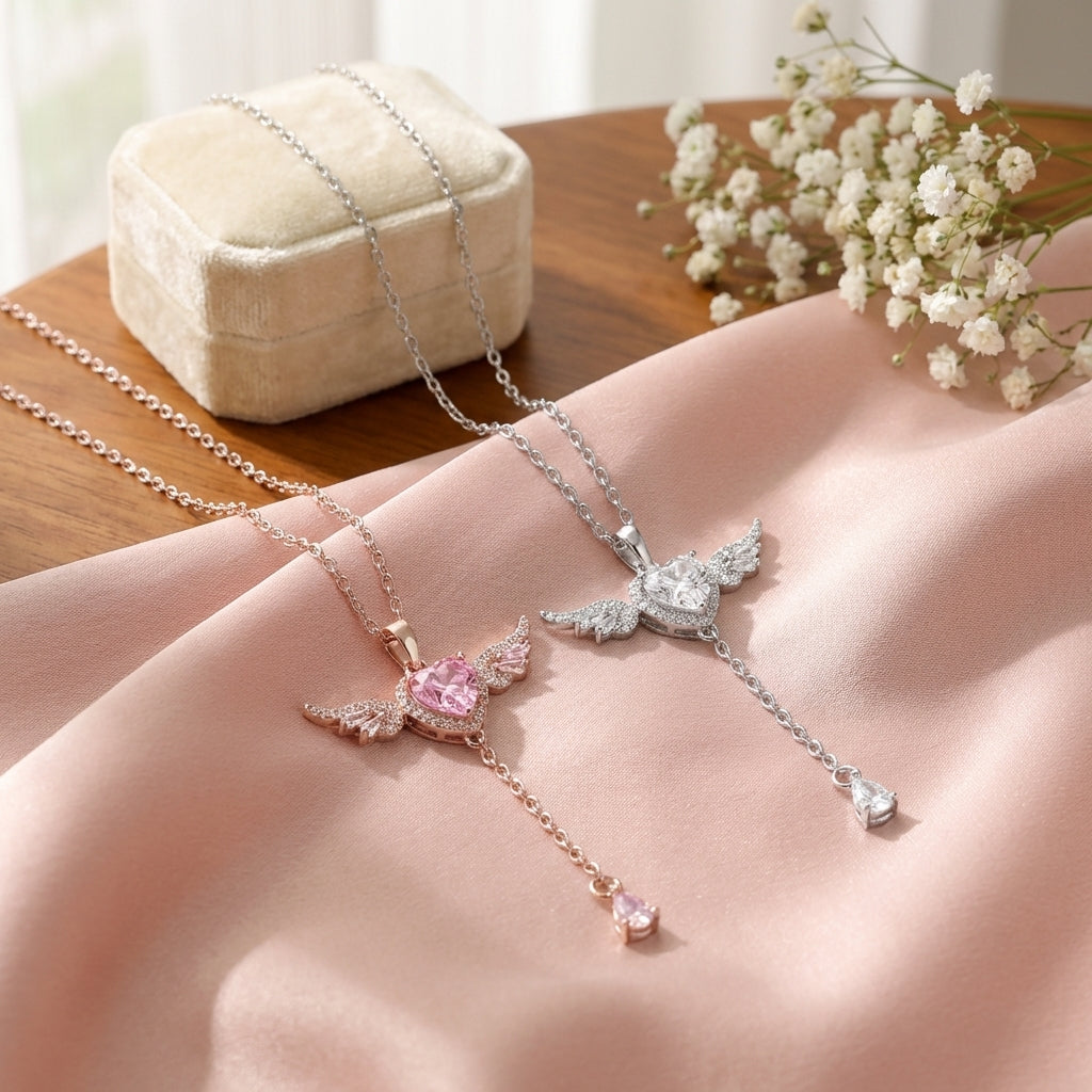 Celyssa Angel's Love Angel Wing Necklace