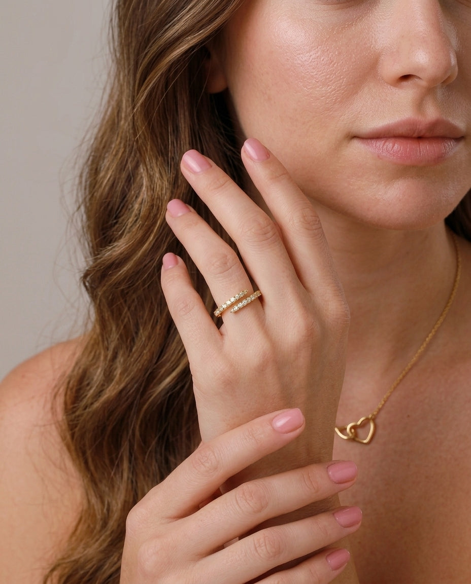 Crystal Layer Ring