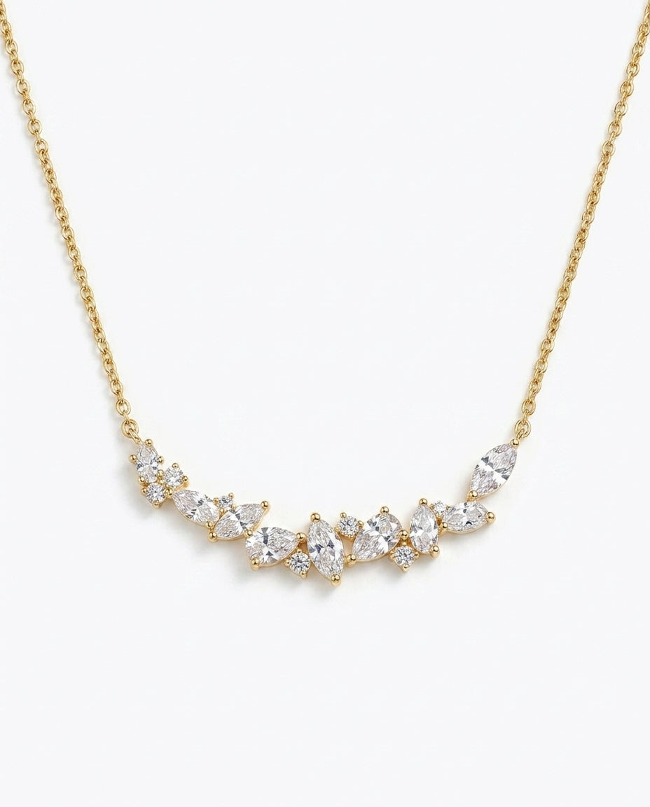 Celyssa Wisteria Cascade Y Necklace