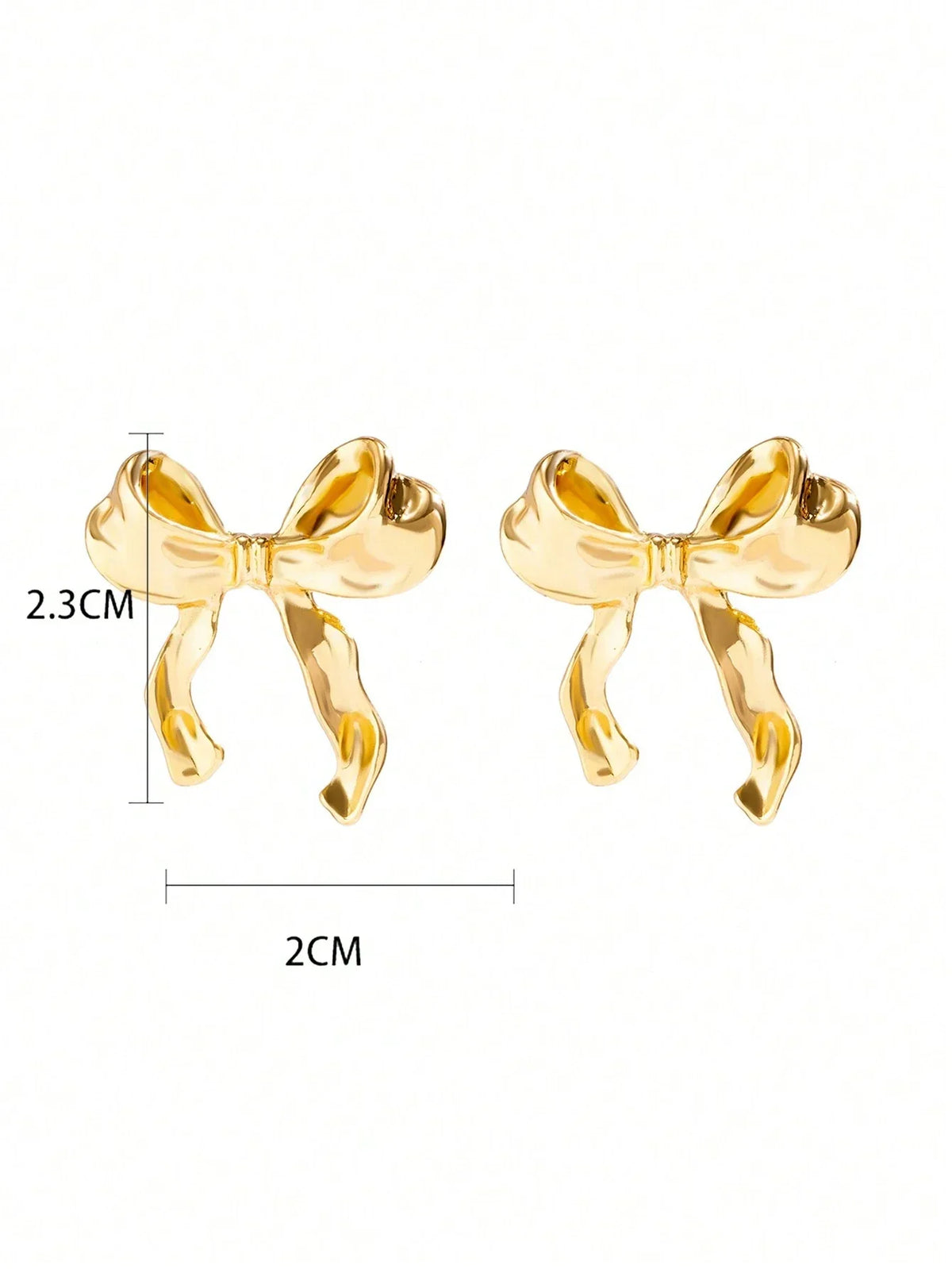 Celyssa Ribbon Bow Earrings