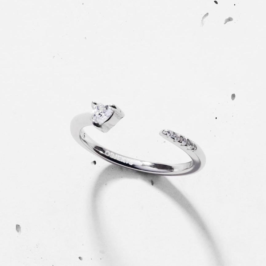 Celyssa Dainty Heart Open Ring