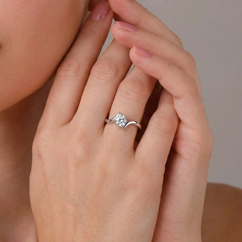 Celyssa Cubic Zirconia Adjustable Ring