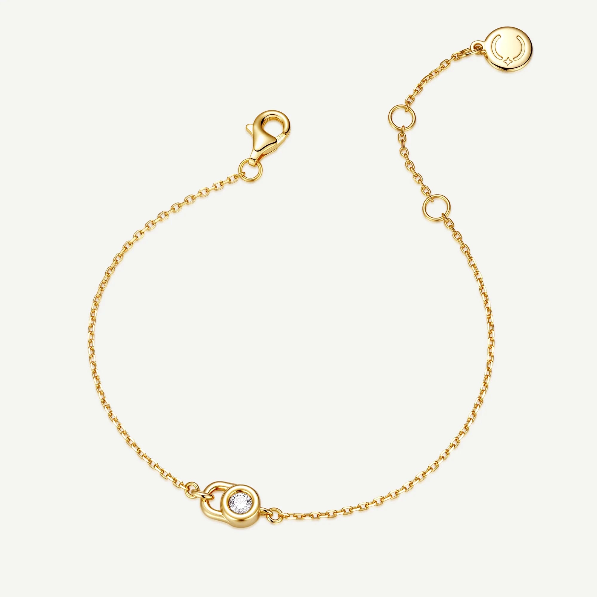 Celyssa Lock Pendant Bracelet