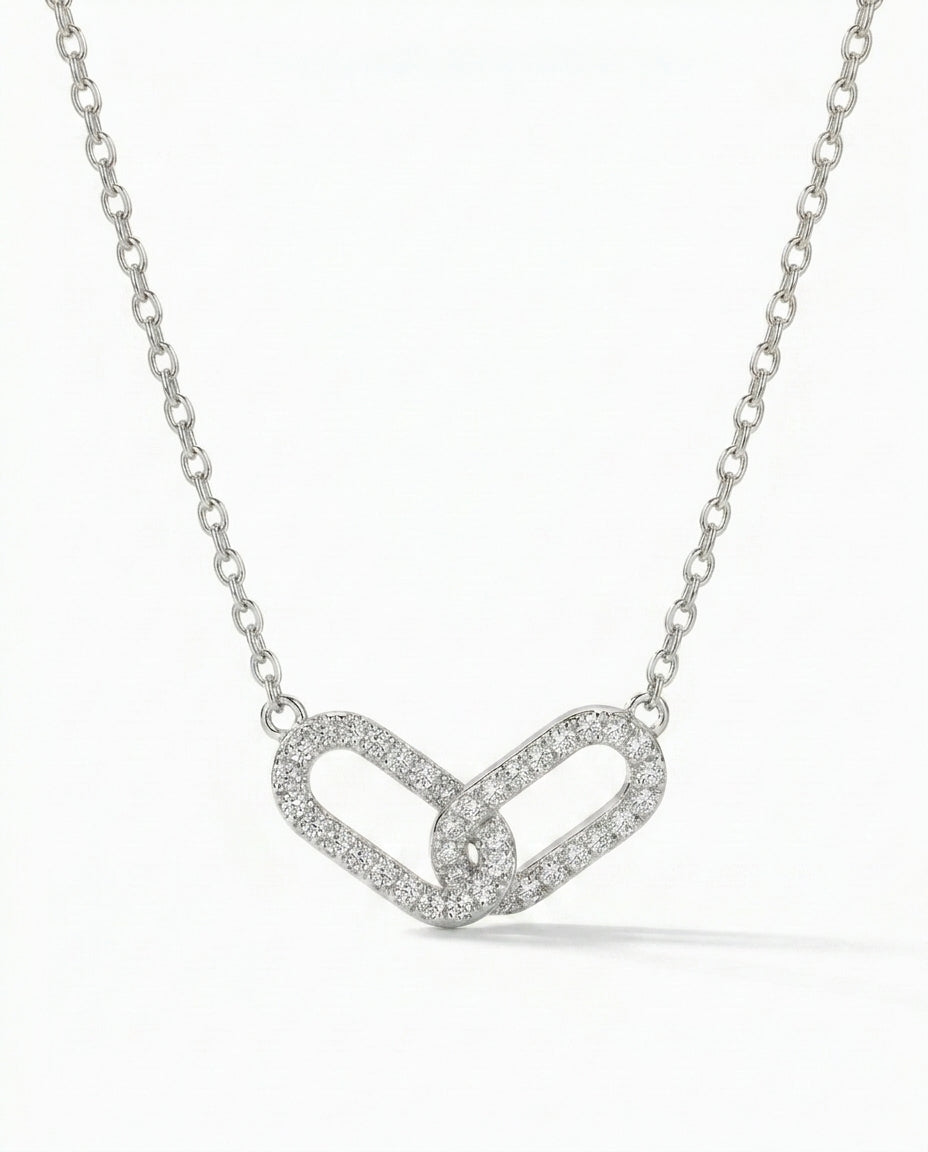 Celyssa Elara Interlock Pendant Necklace