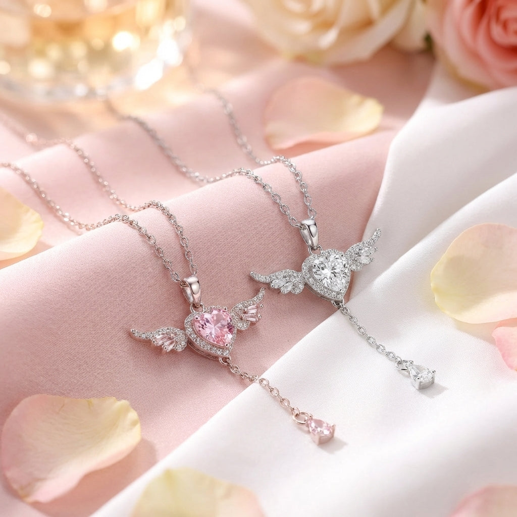 Celyssa Seraphina Angel Wing Necklace