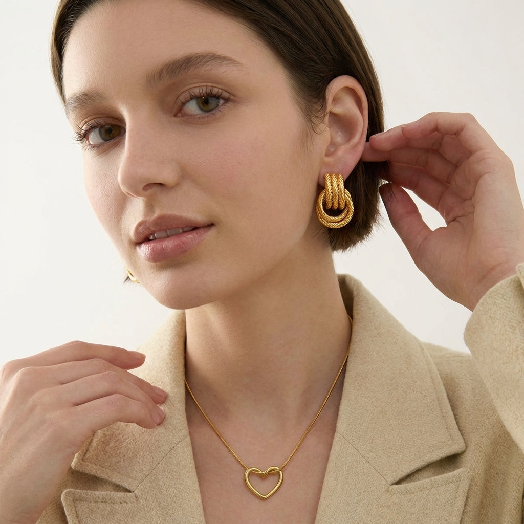 Celyssa Giro Bella Knot Earrings