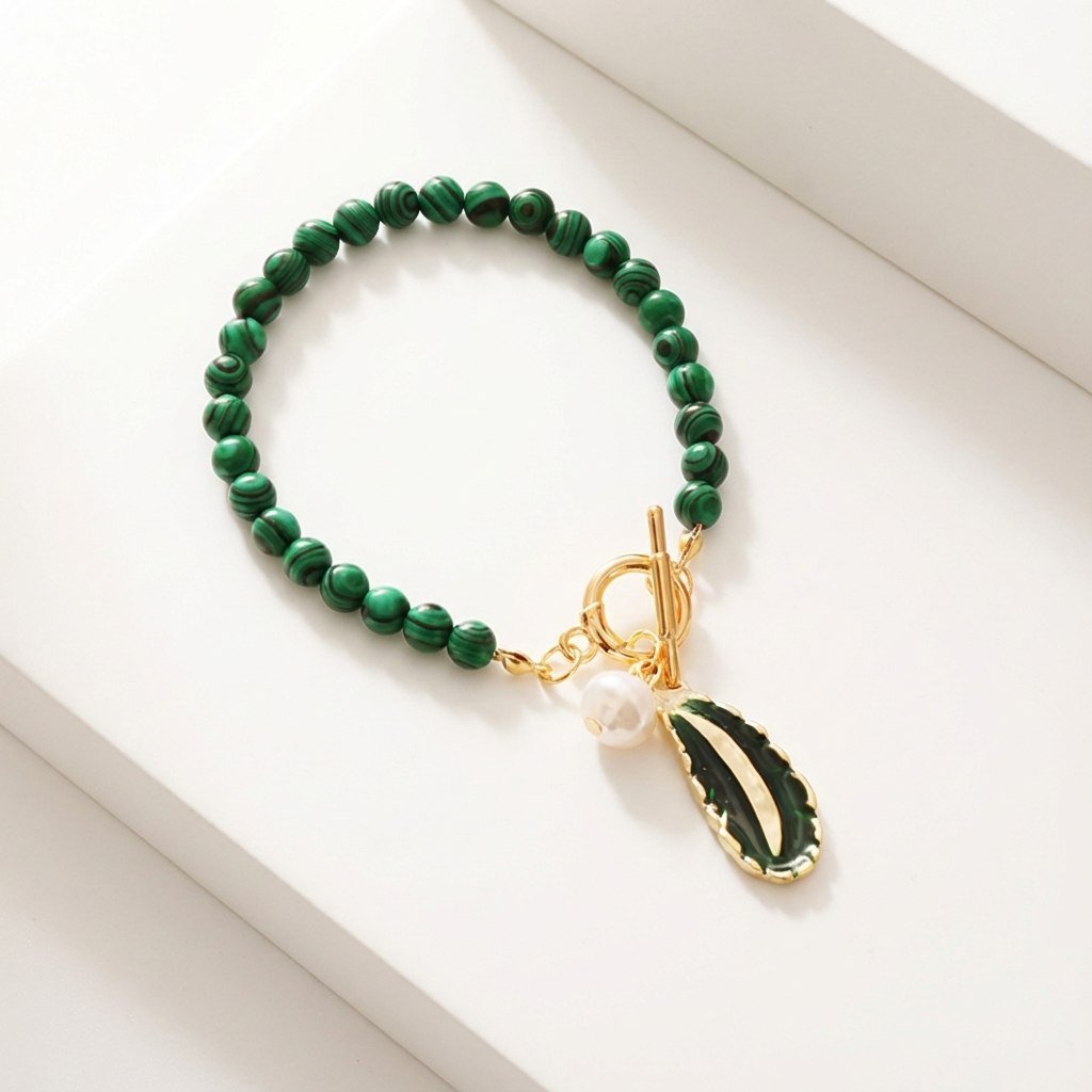 Celyssa Emerald Grace Green Pendant Necklace