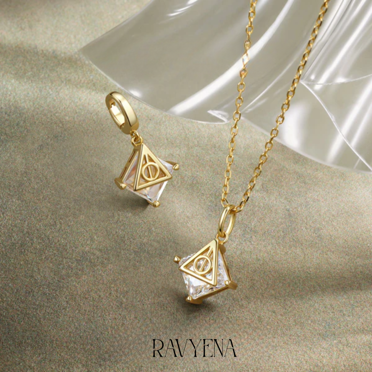 Celyssa Geometric Symbol Pendant Necklace