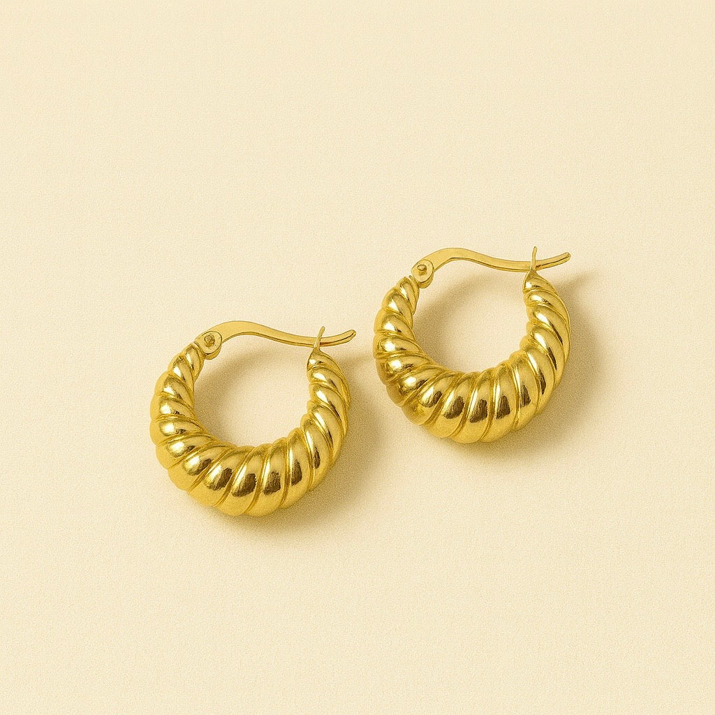 Celyssa Nora Croissant Hoop Earrings