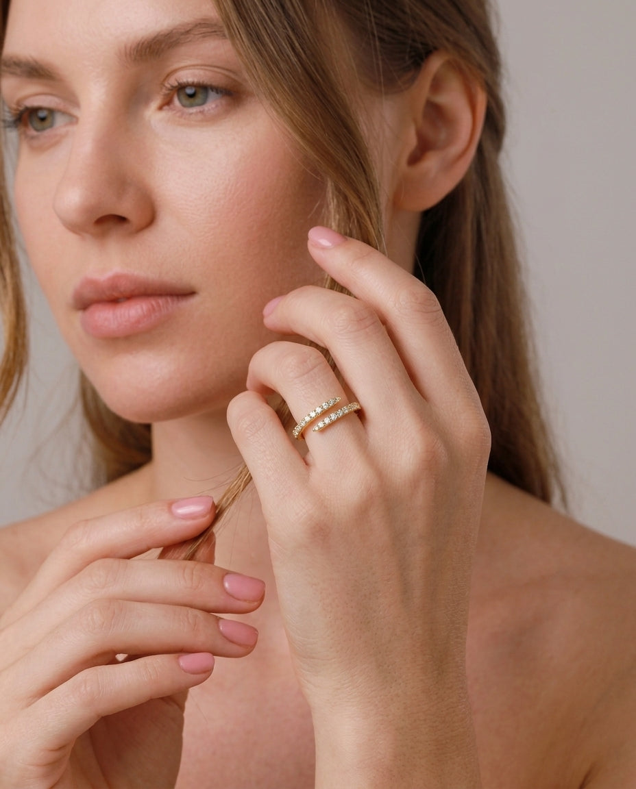 Crystal Layer Ring