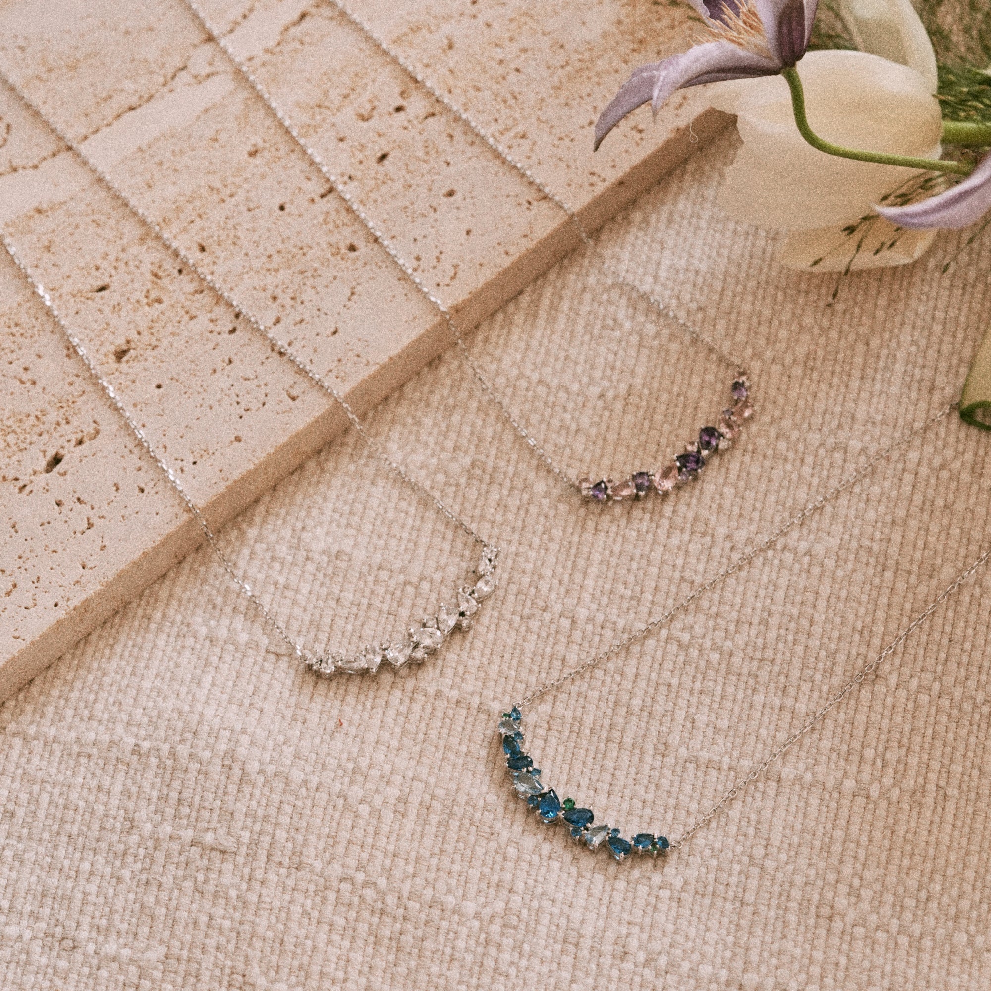 Celyssa Wisteria Cascade Y Necklace