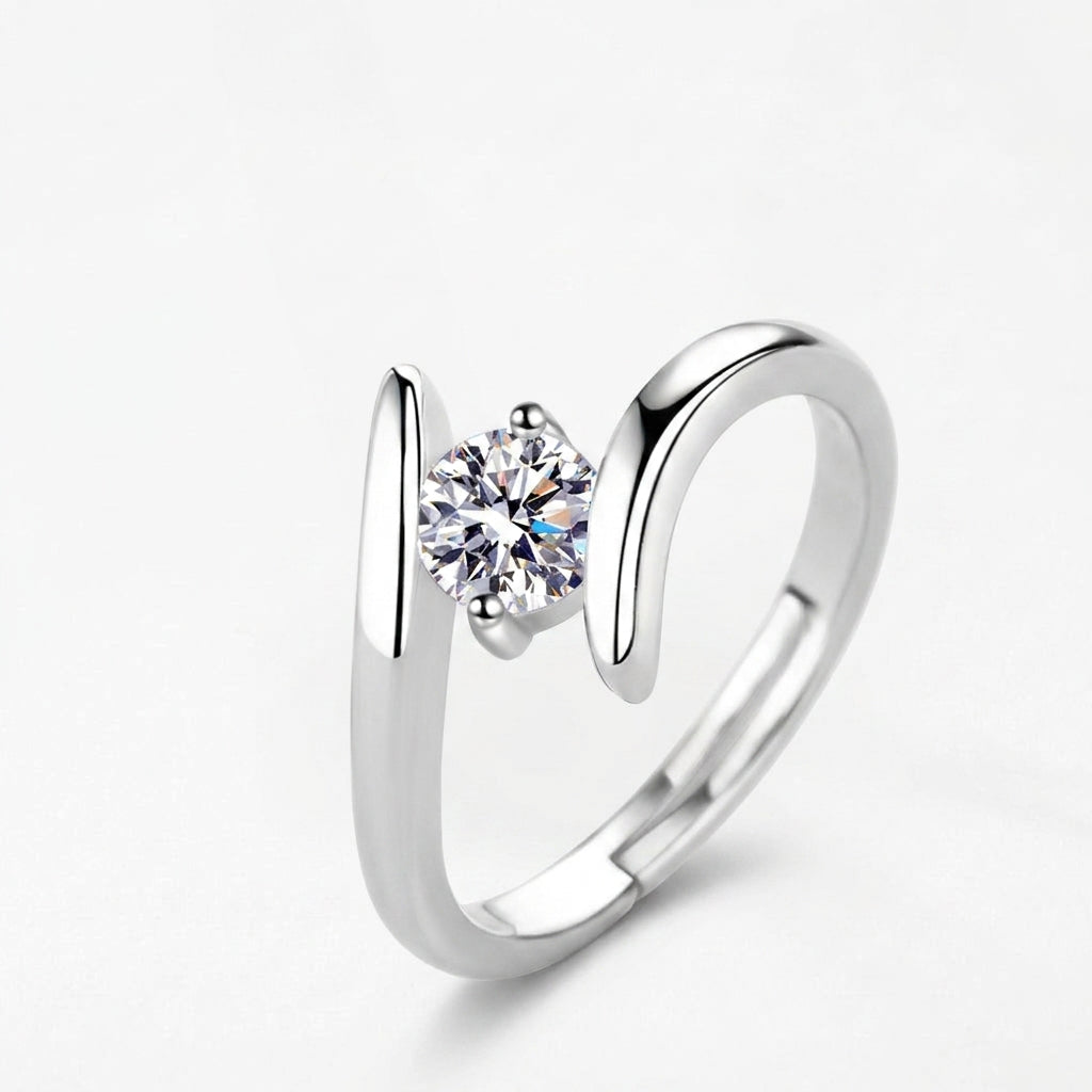 Celyssa Cubic Zirconia Adjustable Ring