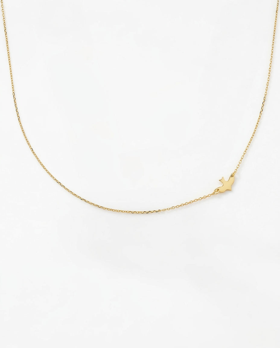 Celyssa Bird Pendant Choker Necklace