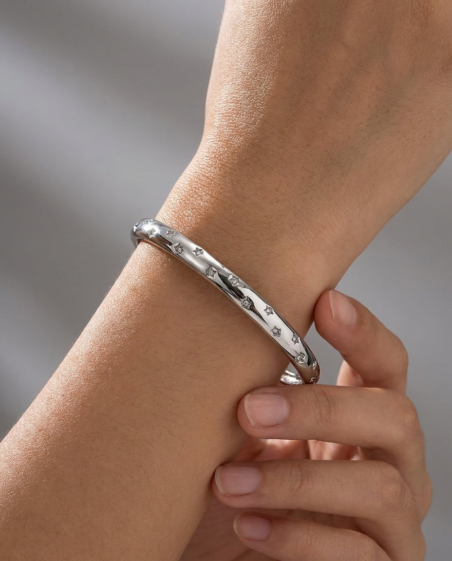 Celyssa Sienna Star Set Cuff Bracelet