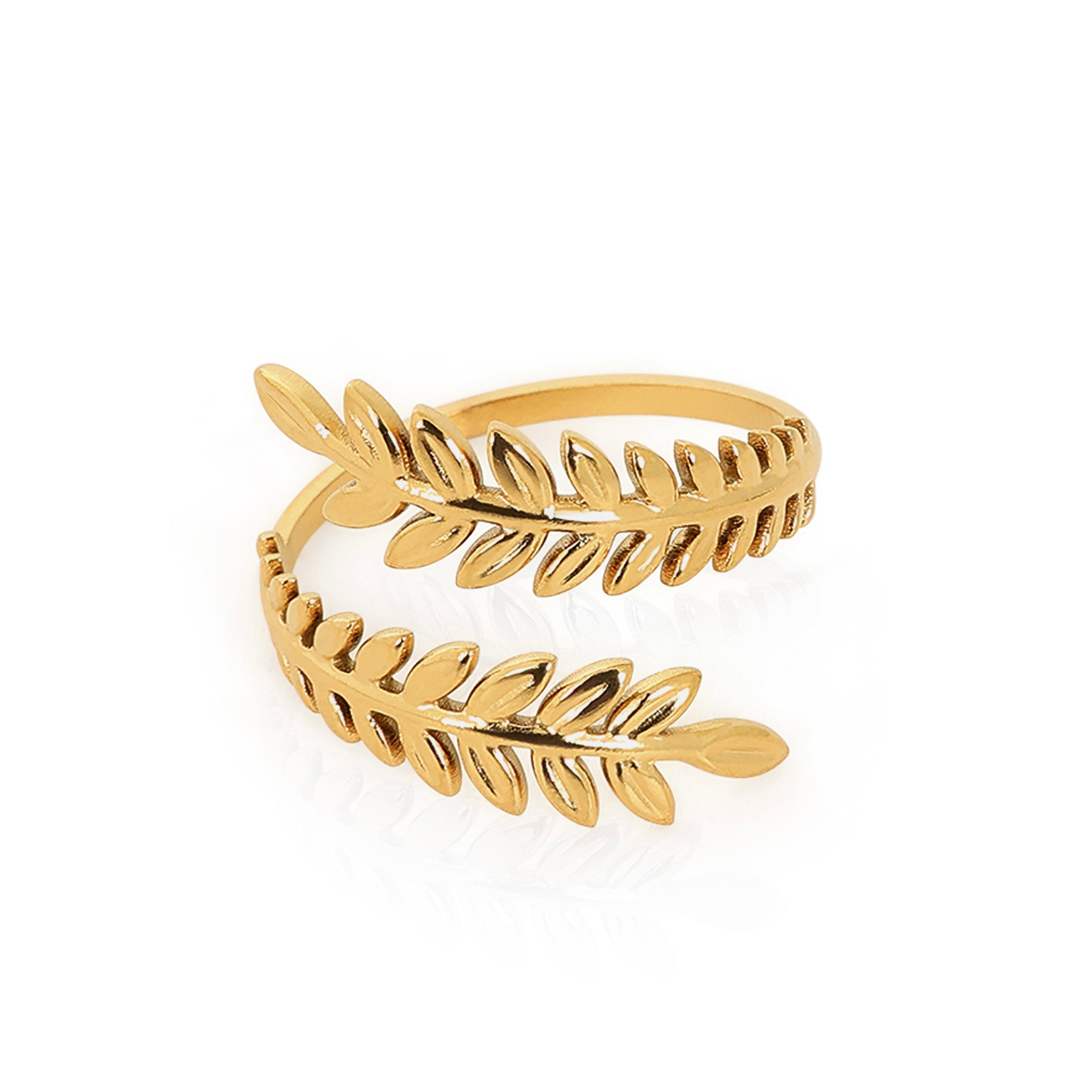 Celyssa Olive Leaf Nature Ring