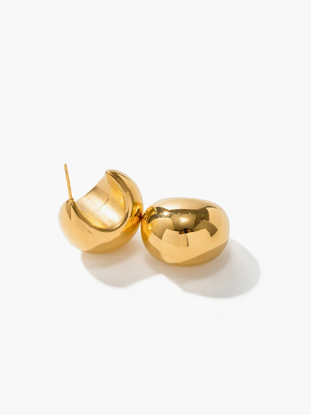 Celyssa Crescent Dome Drop Earrings