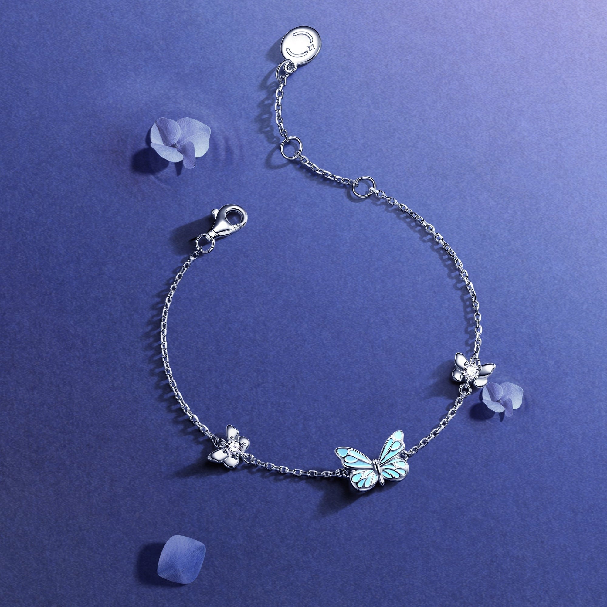 Celyssa Starlight Butterfly Glow in the Dark Bracelet