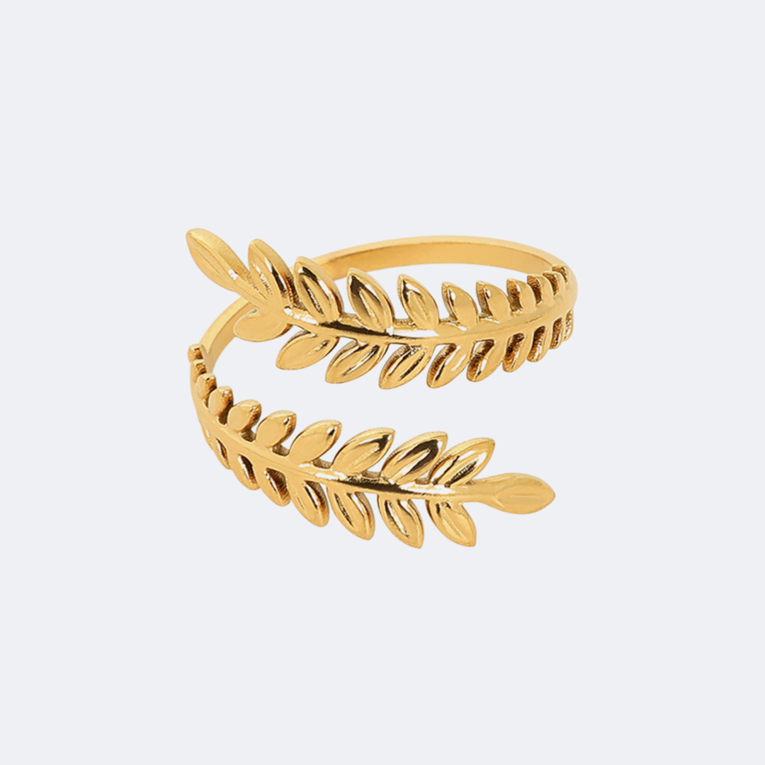 Celyssa Olive Leaf Nature Ring