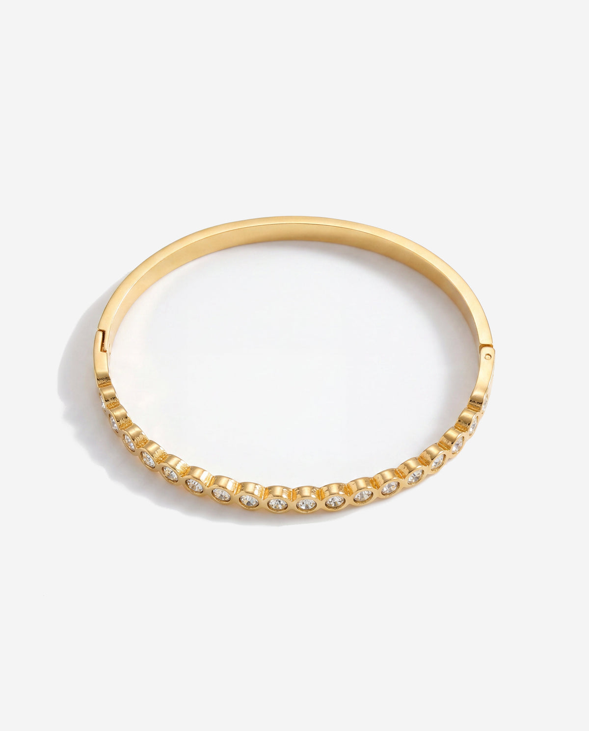 Celyssa Chunky Solitaire Tennis Bangle