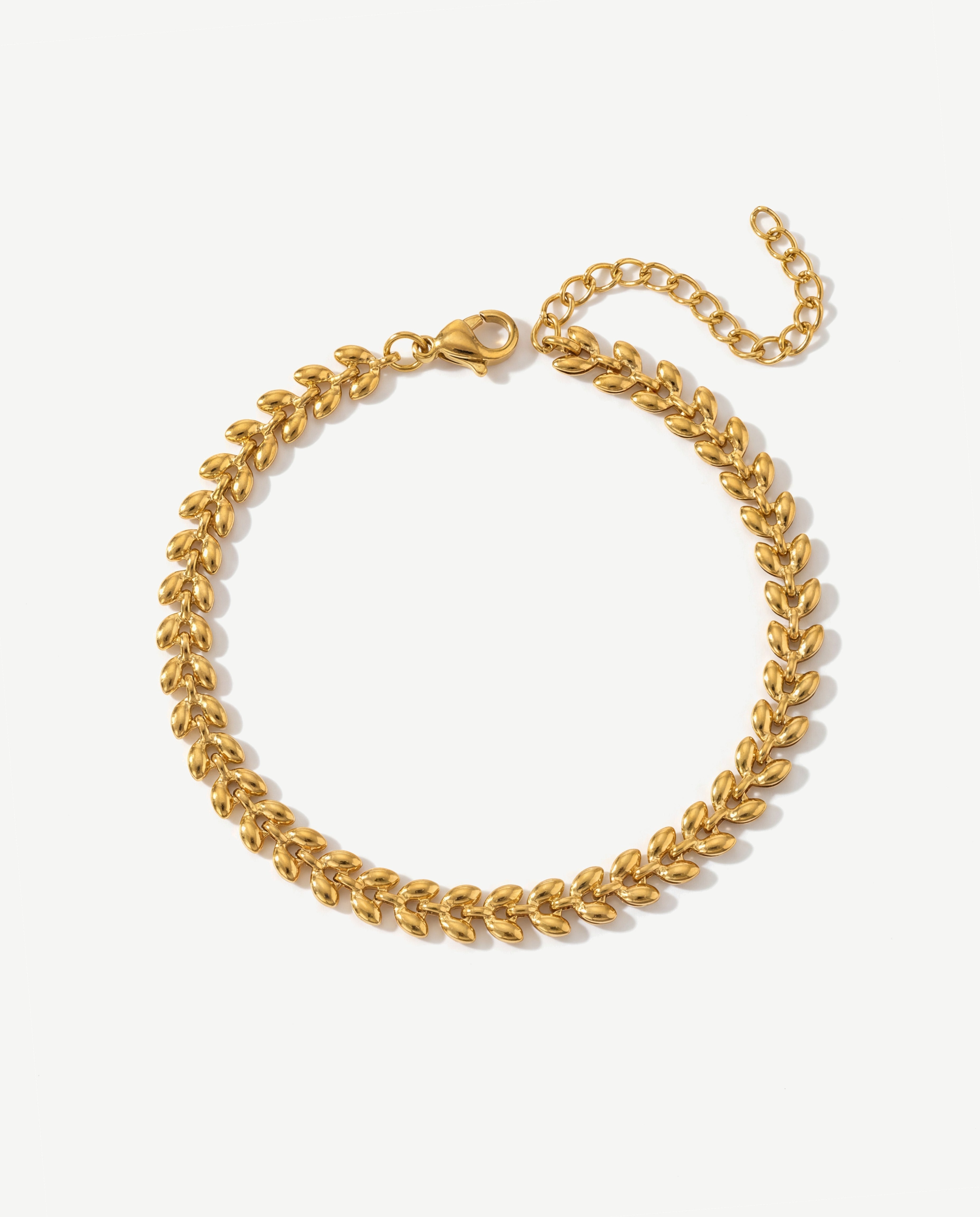 Celyssa Leaf Chain Bracelet