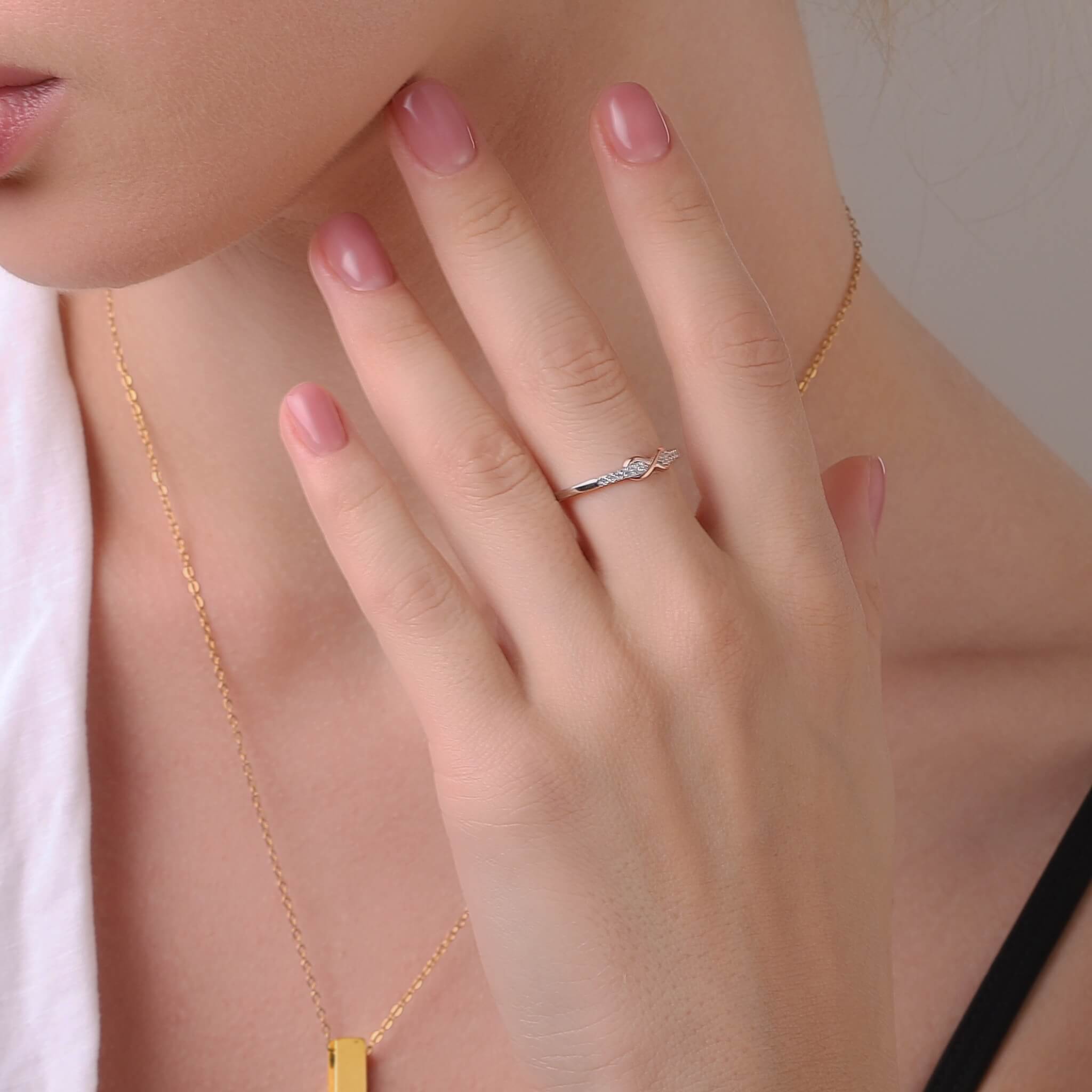 Celyssa Eternal Love Adjustable Symbolic Ring