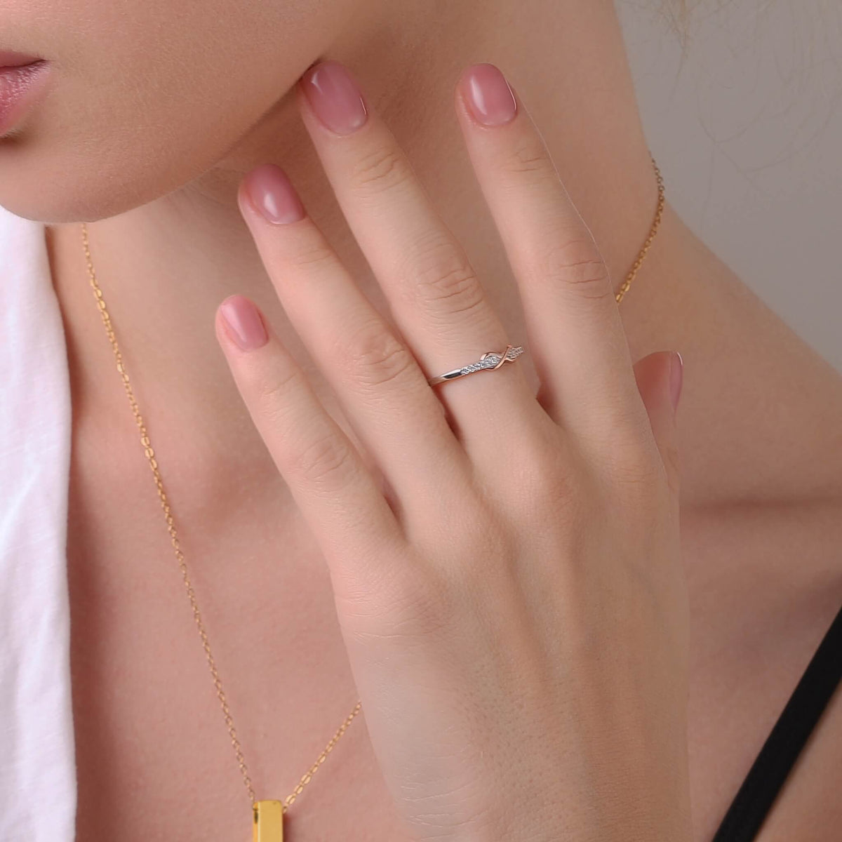 Celyssa Eternal Love Adjustable Symbolic Ring