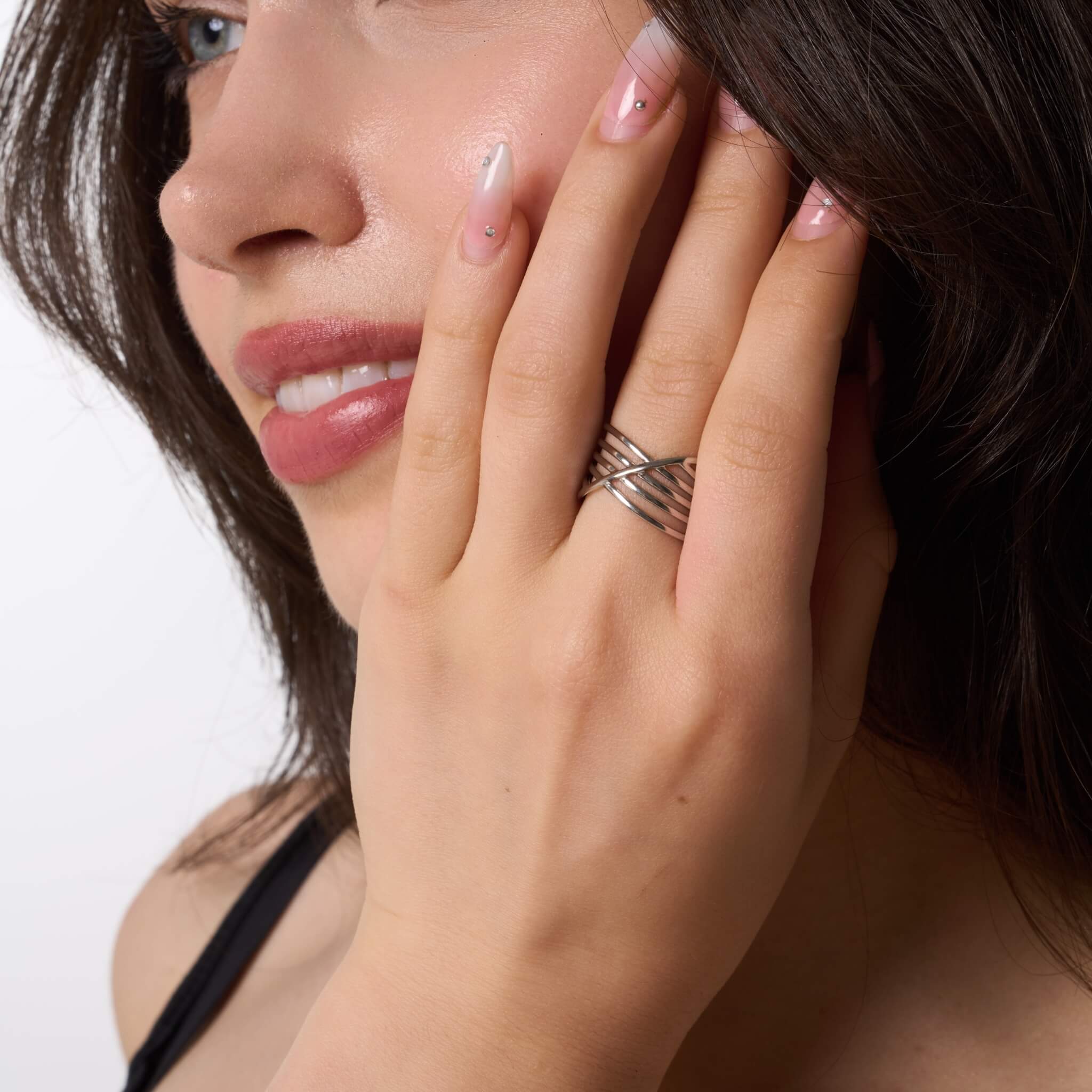 Celyssa Miranda Sculpted Wave Ring