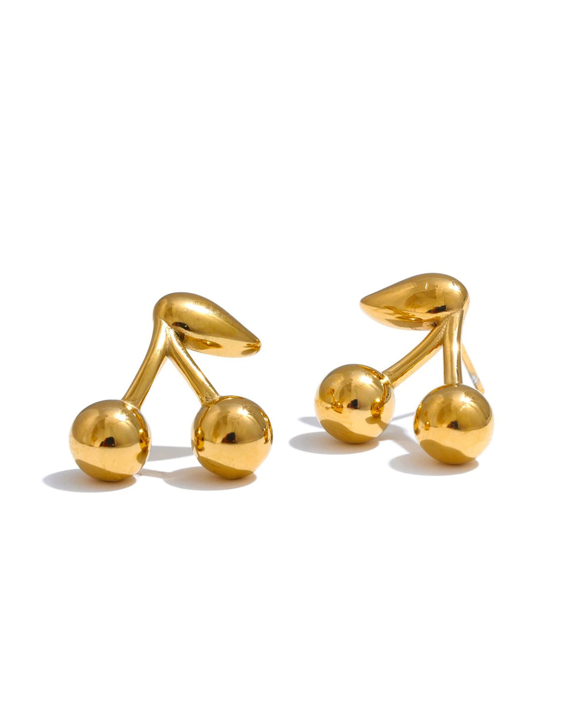 Celyssa Cerise Crystal Stud Earrings