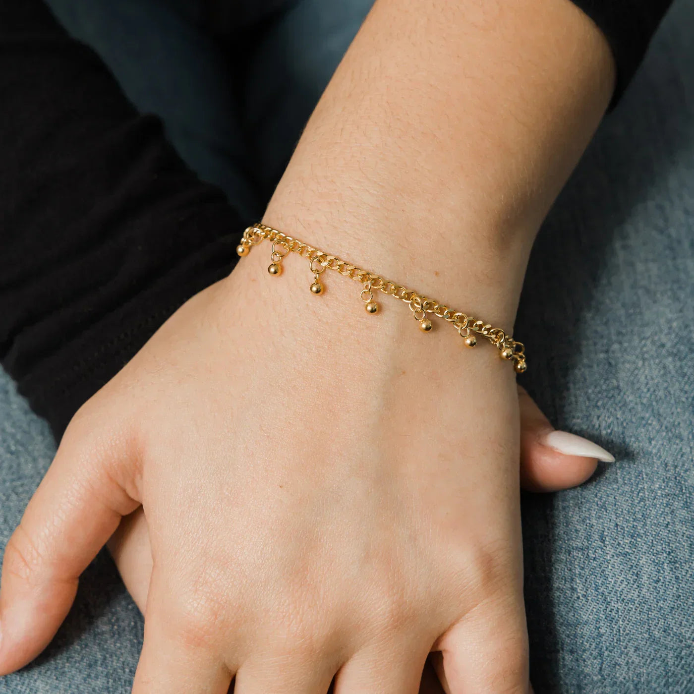 Celyssa Indian Inspired Dangling Charm Bracelet