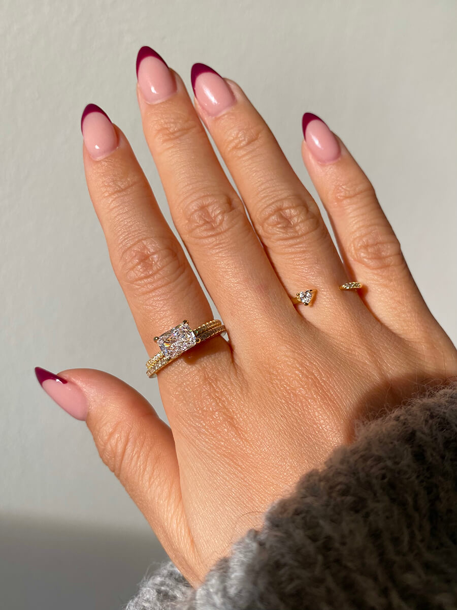 Celyssa Amora Heart Open Ring in Gold