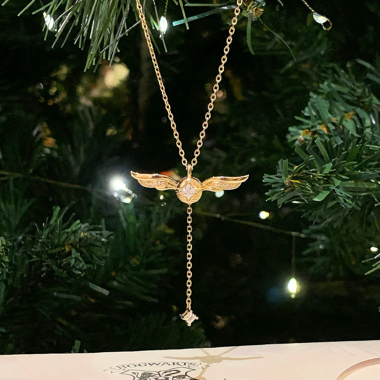 Celyssa Winged Crystal Lariat Y Necklace