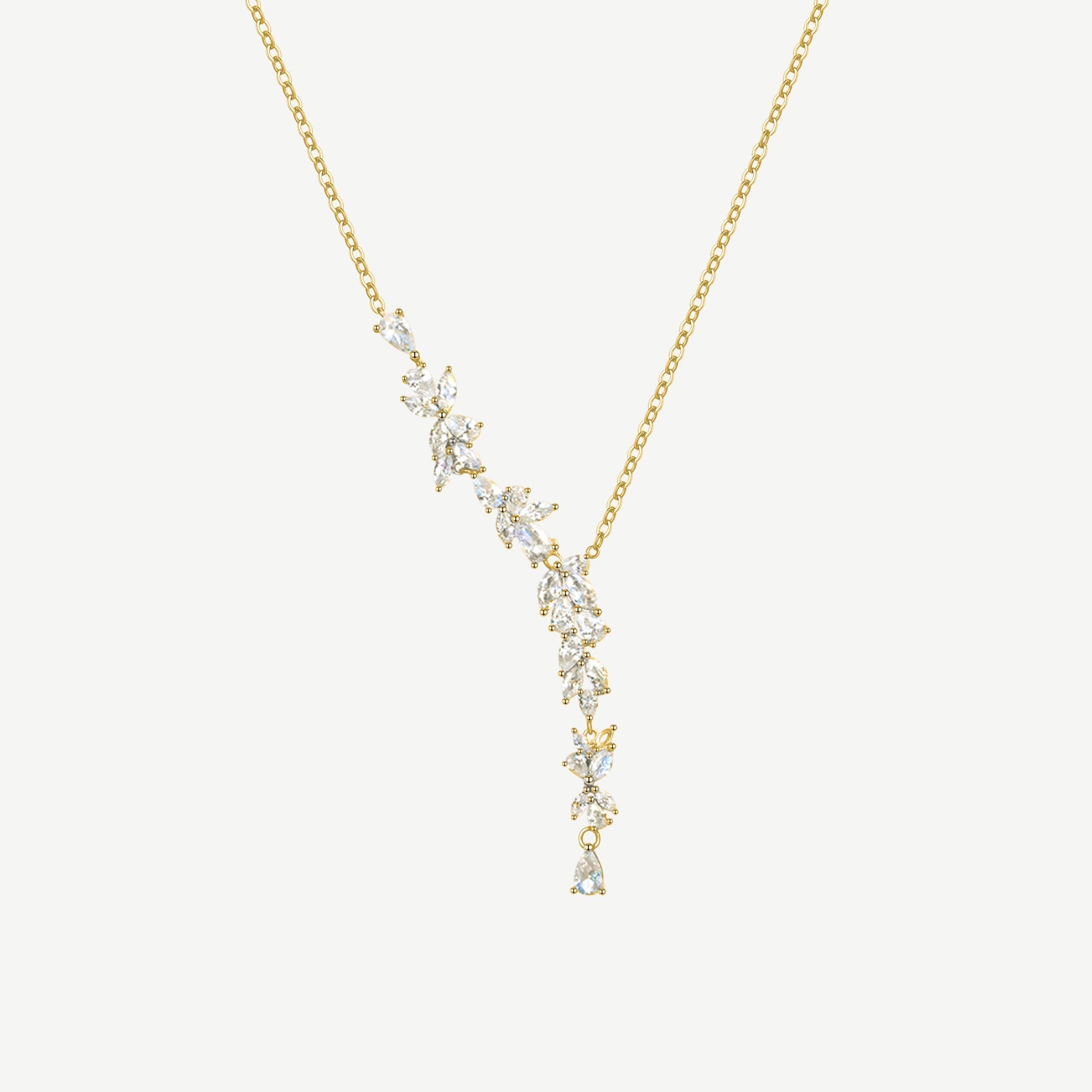 Celyssa Wisteria Bloom Drop Necklace