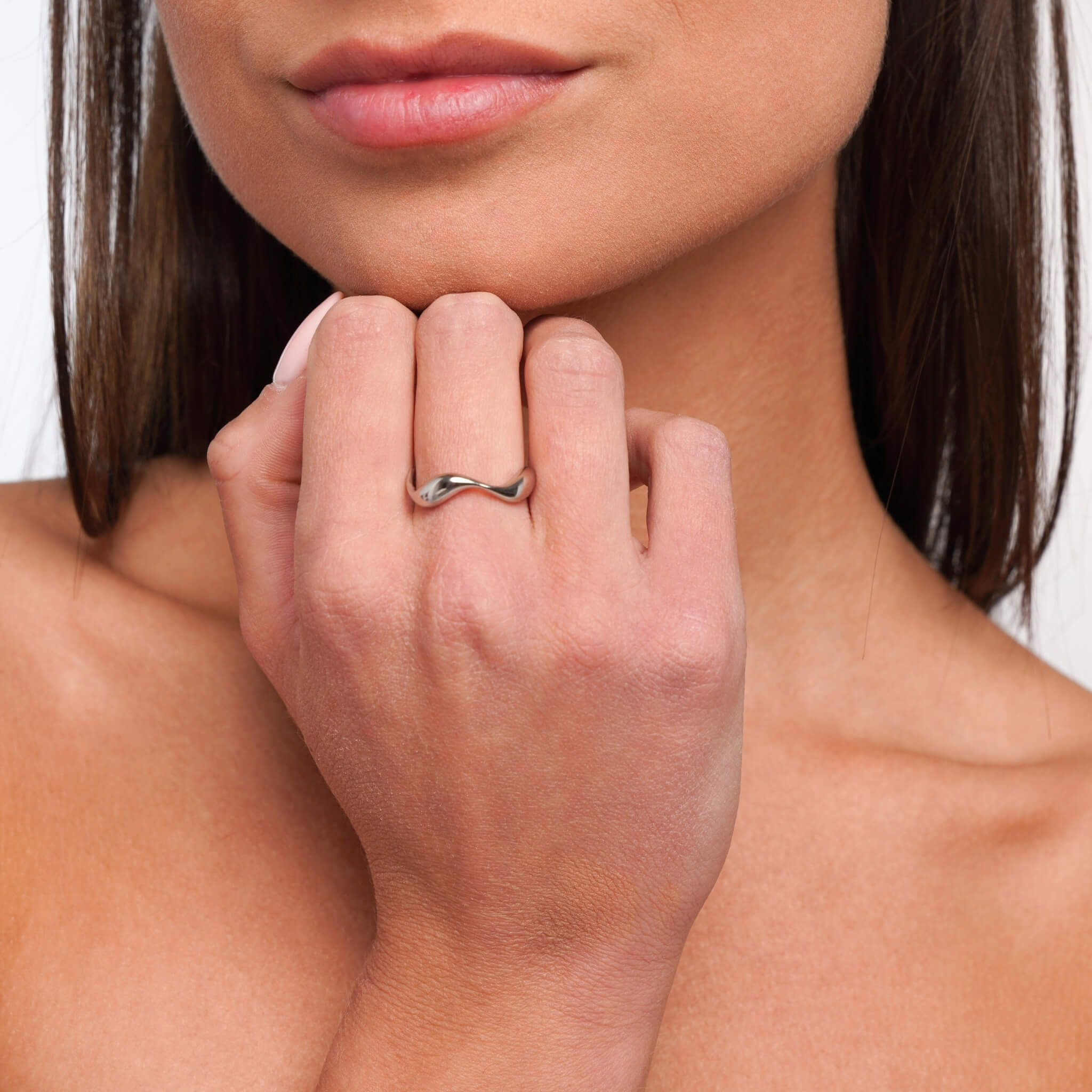 Celyssa Océane Wave Open Ring