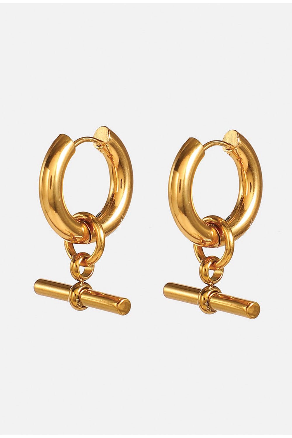 Celyssa Vesper T-Bar Huggie Hoops