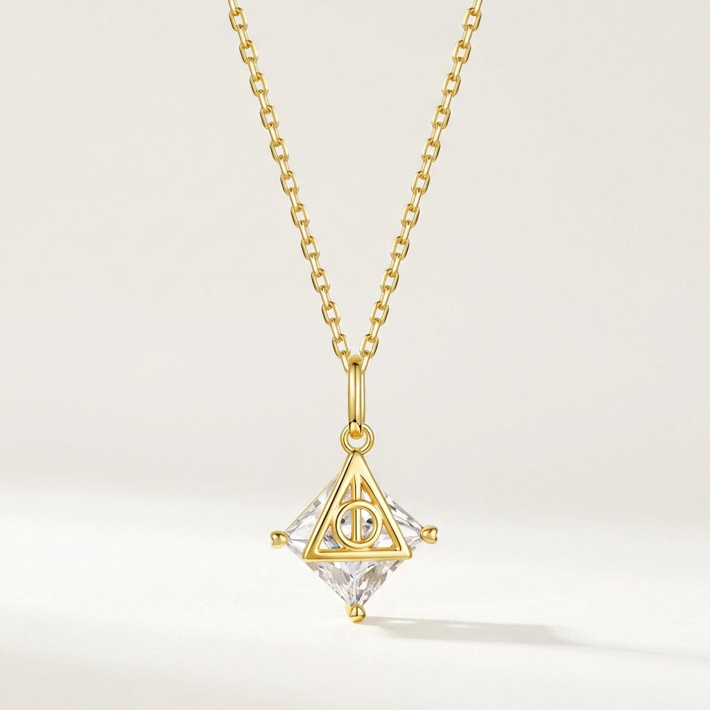 Celyssa Geometric Symbol Pendant Necklace