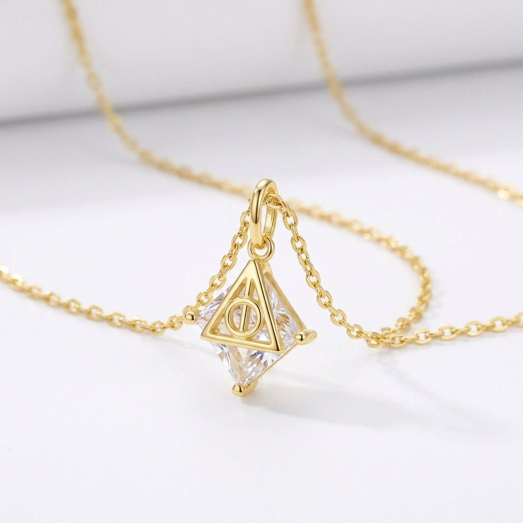 Celyssa Geometric Symbol Pendant Necklace