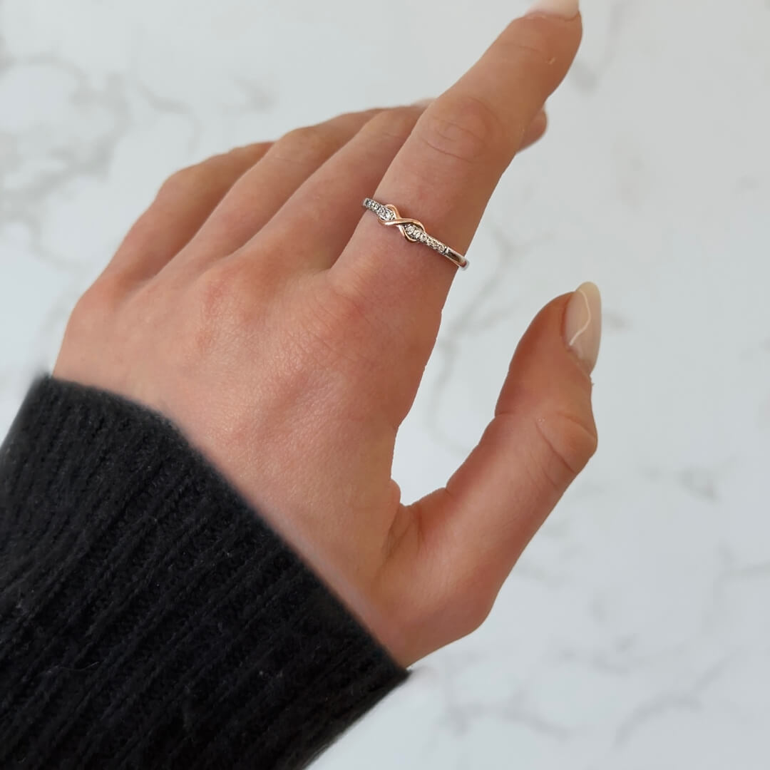 Celyssa Eternal Love Adjustable Symbolic Ring