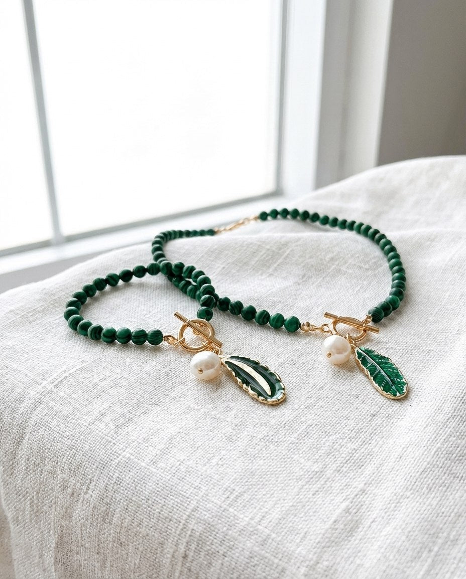 Celyssa Emerald Grace Green Pendant Necklace