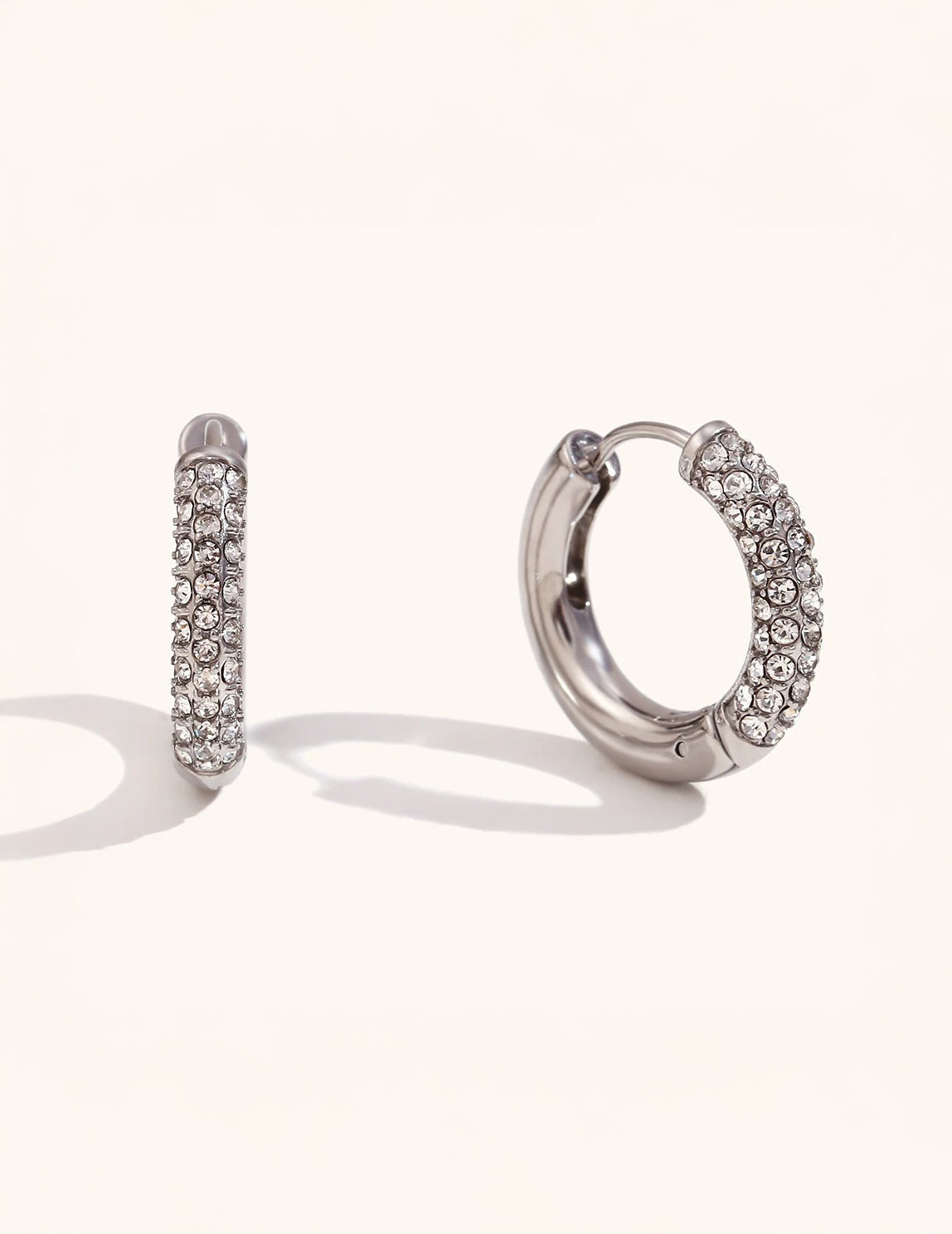 Celyssa Celeste Zircon Halo Hoops