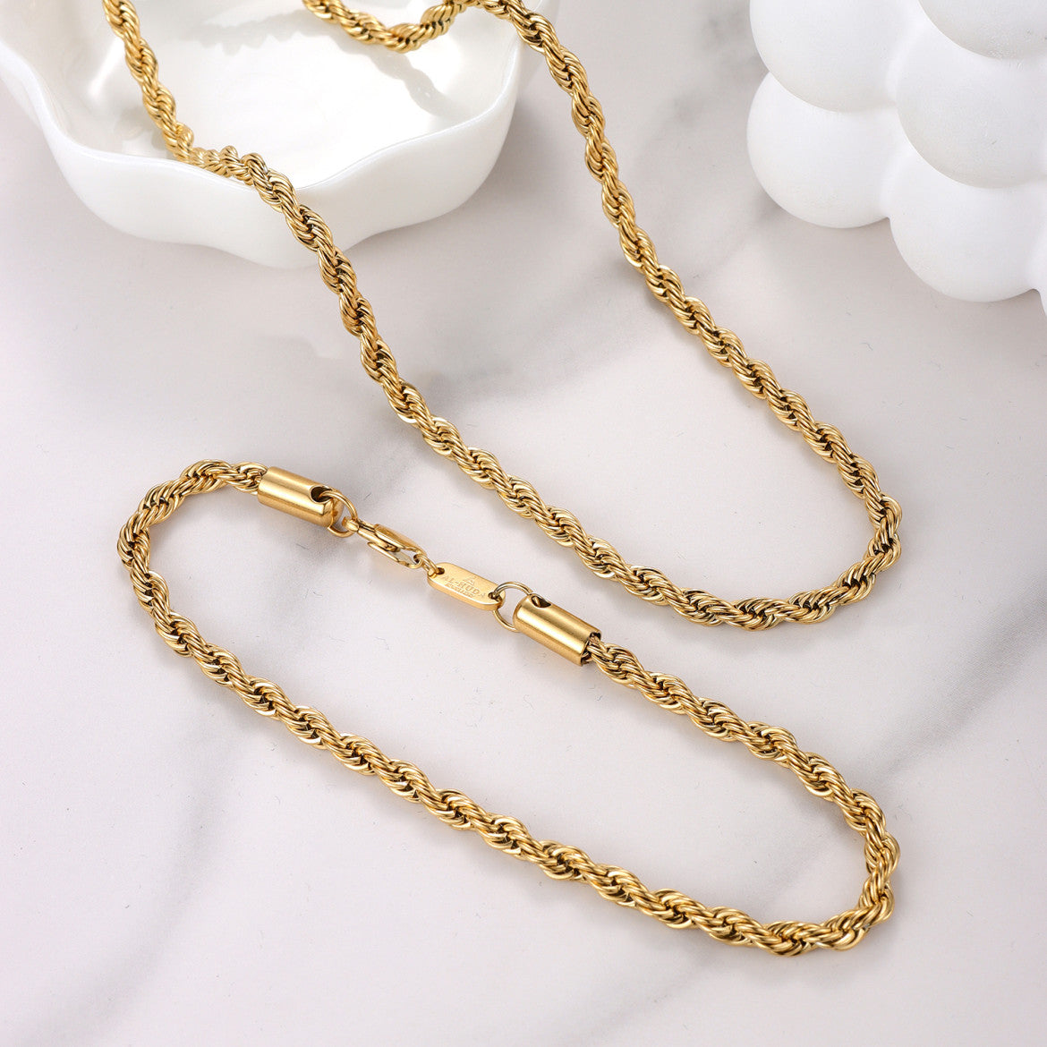 Celyssa Woven Rope Chain Bracelet