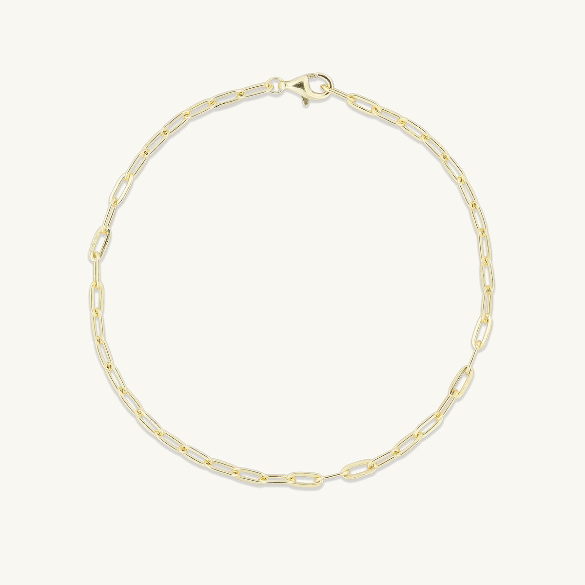 Celyssa Link Chain Stacking Bracelet in 18K Gold Vermeil