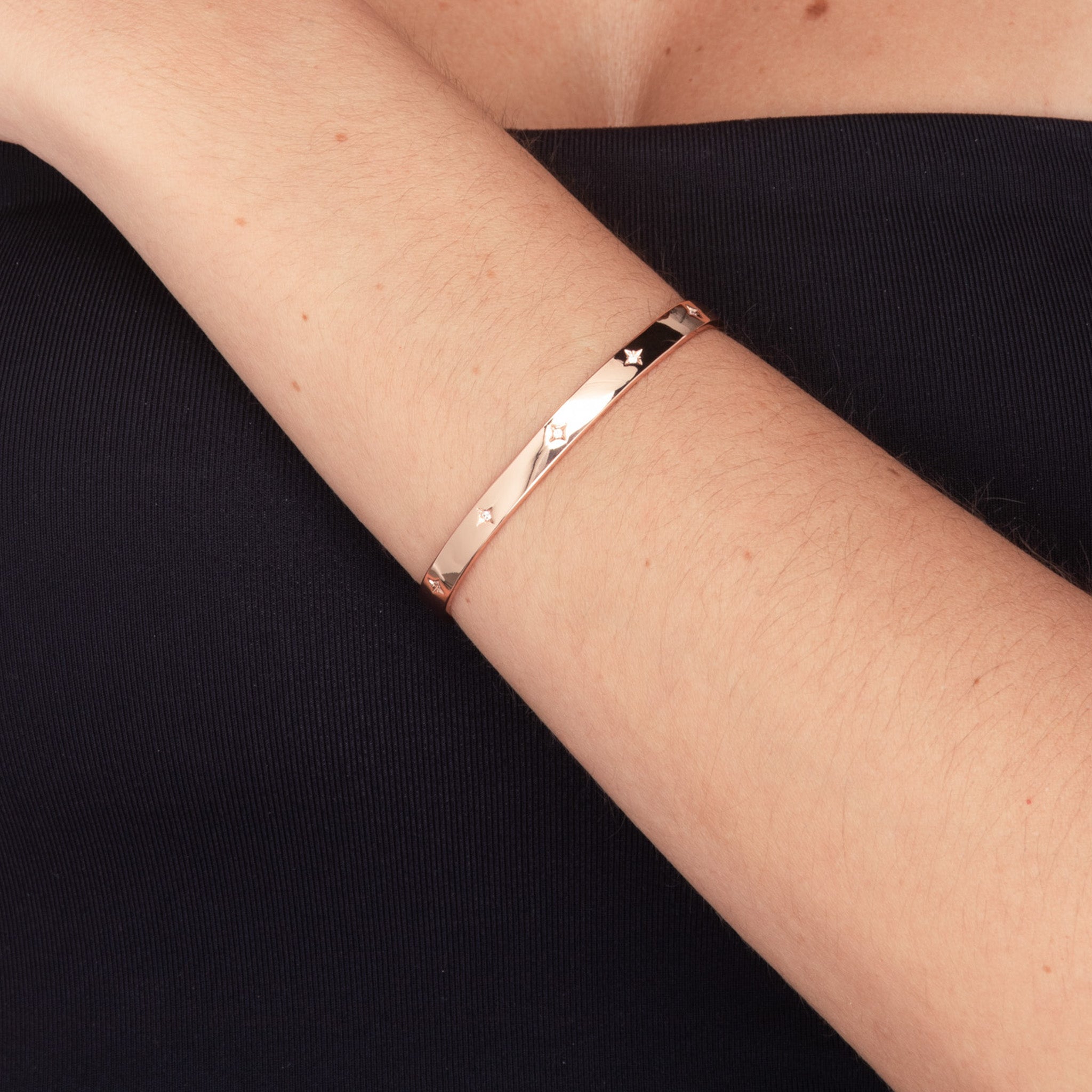 Celyssa North Star Bangle Bracelet