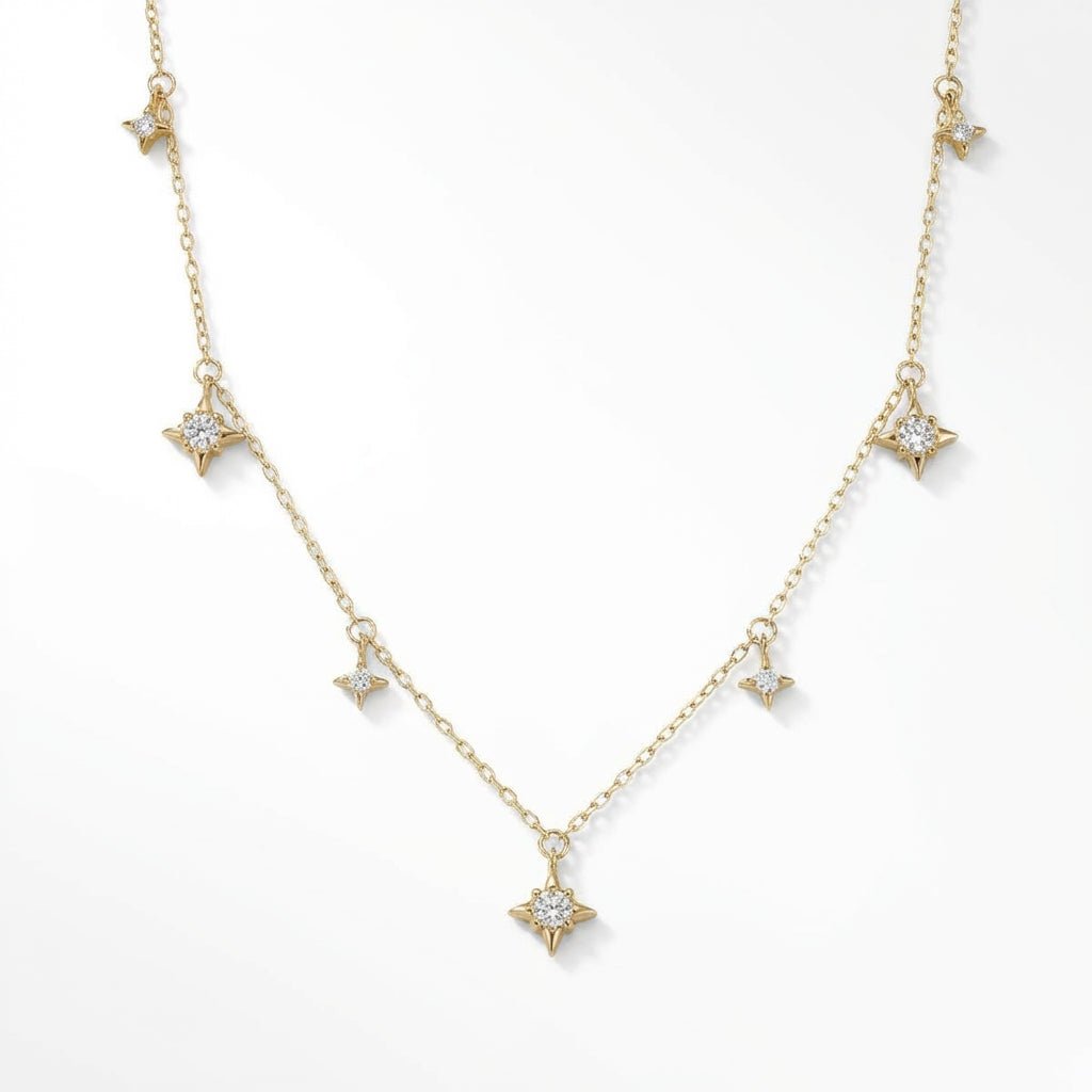 Celyssa Nova Crystal Star Necklace