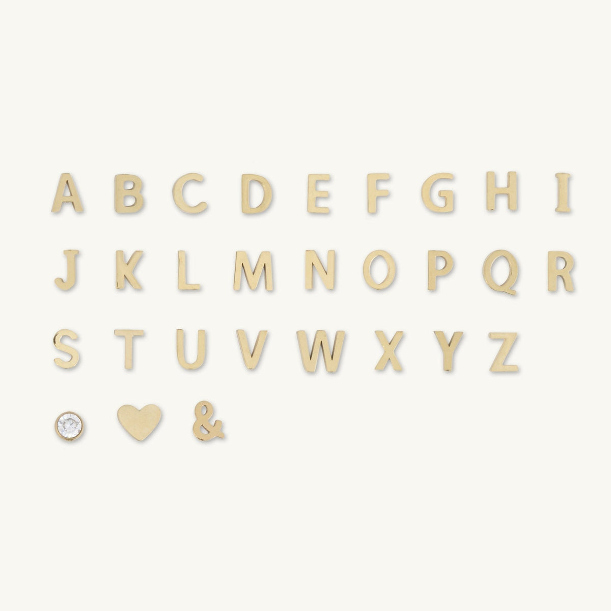 Celyssa Sideways Single Initial Letter Bracelet in 18K Gold Vermeil / C