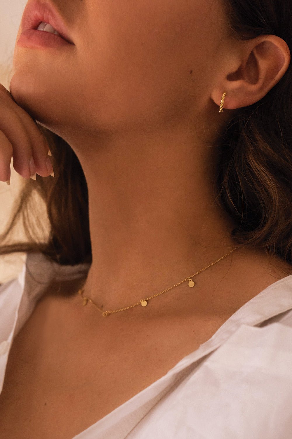 Celyssa Celina Fine Hoop Earrings