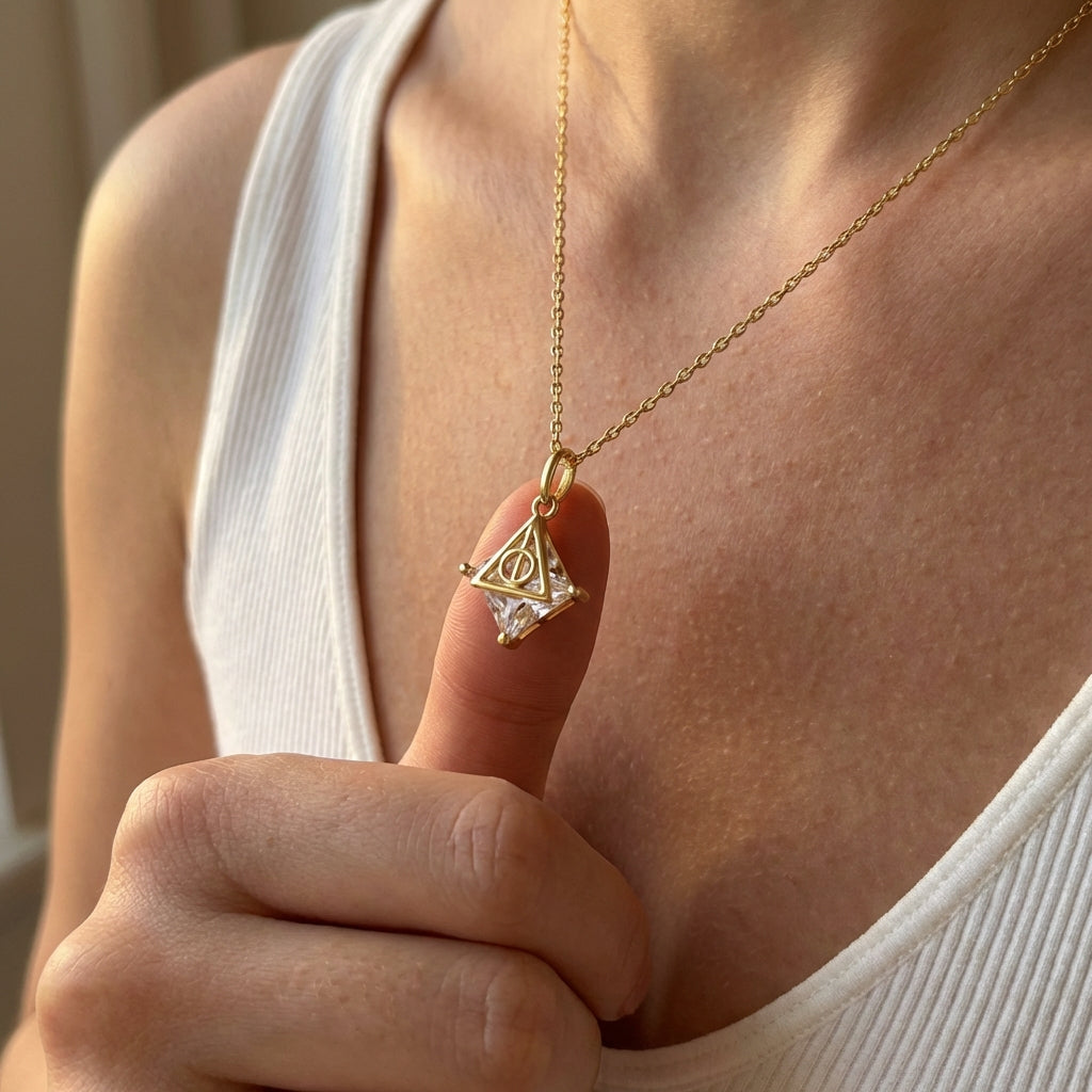Celyssa Arcadia Geometric Charm Necklace
