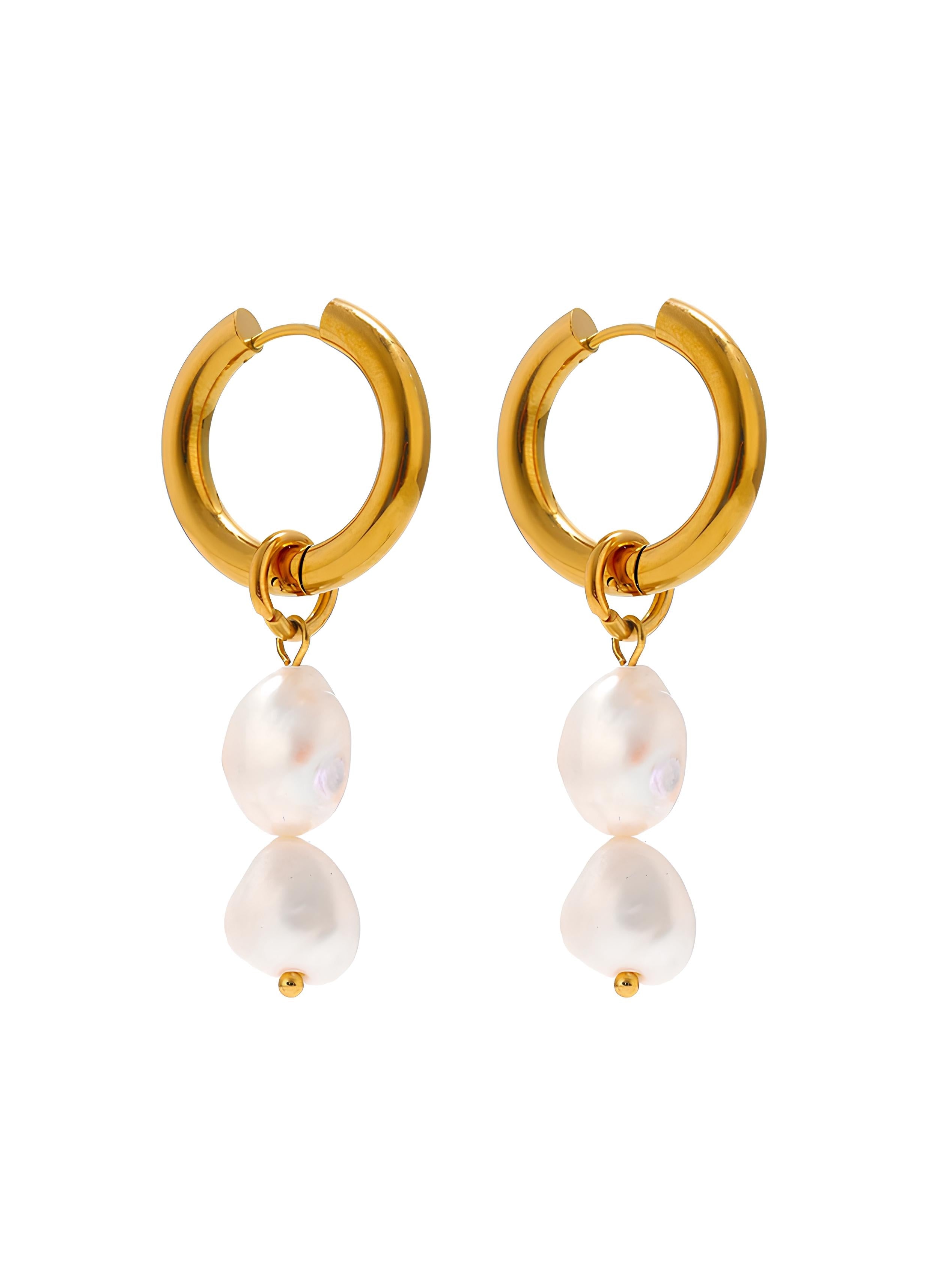 Celyssa Tears of the Sea Freshwater Pearl Earrings
