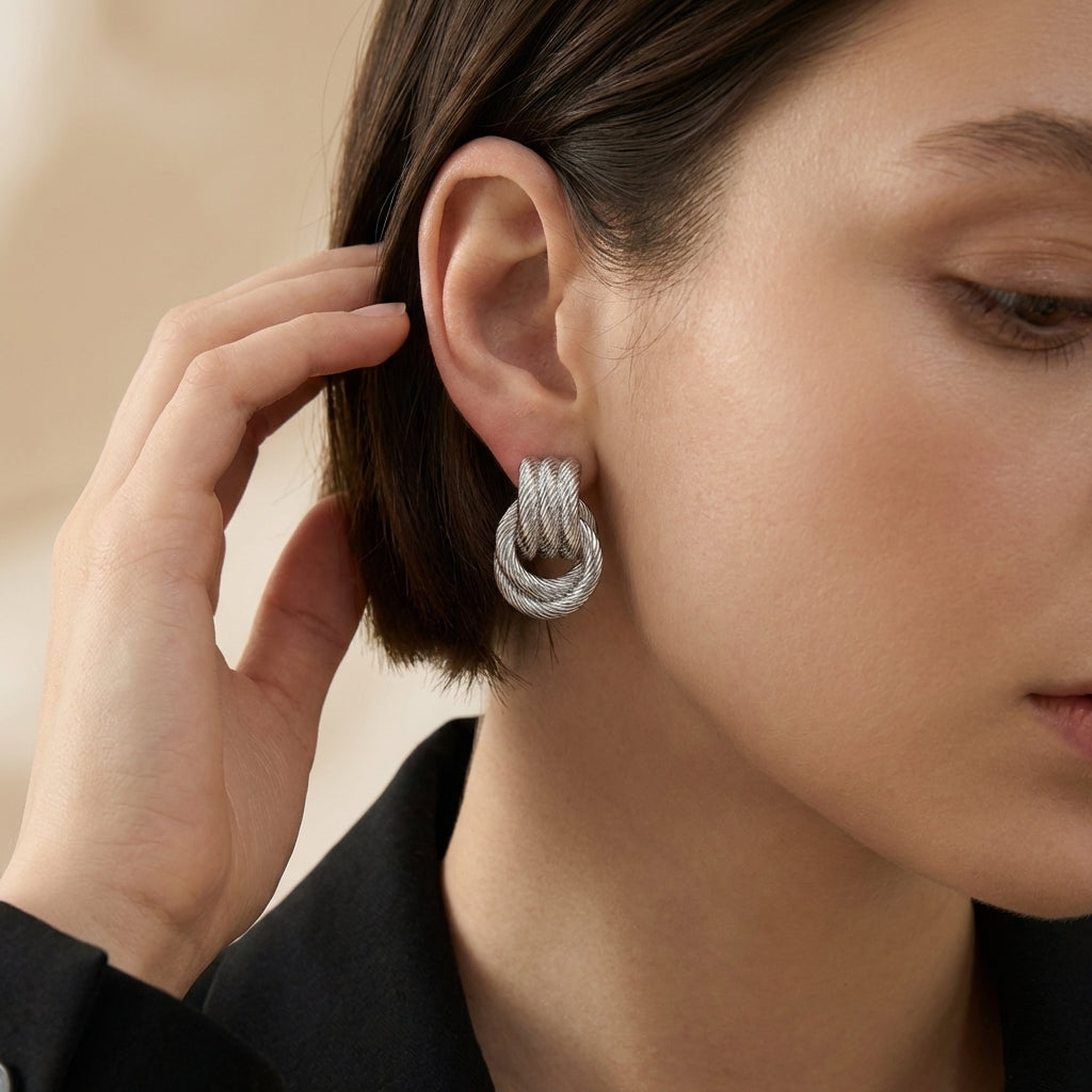 Celyssa Giro Bella Knot Earrings