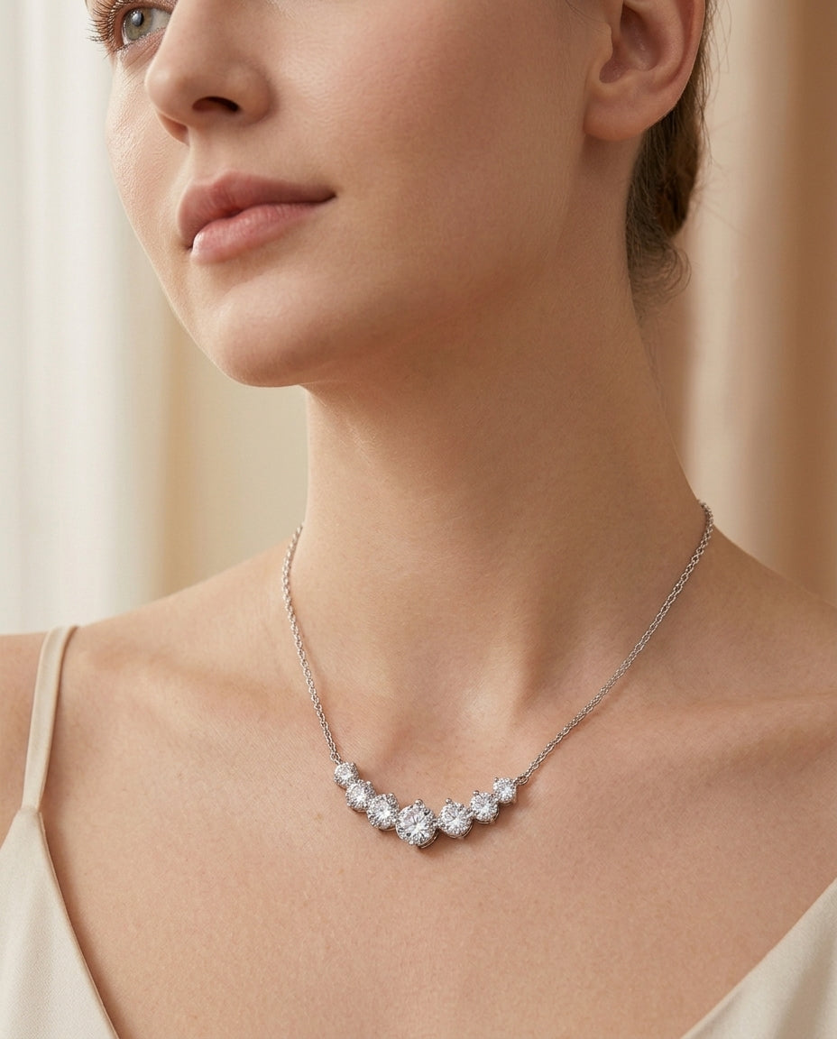 Celyssa 5A Cut Zircon Pendant Necklace